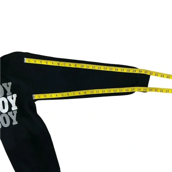 Playboy Sweatshirt Women Crew Neck Long Sleeve Black Gray White Logo Size Small - Picture 5 of 16